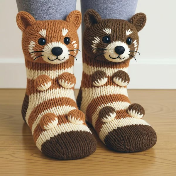 Chaussettes Animalitos™ | Chaleur et Douceur Mignonne