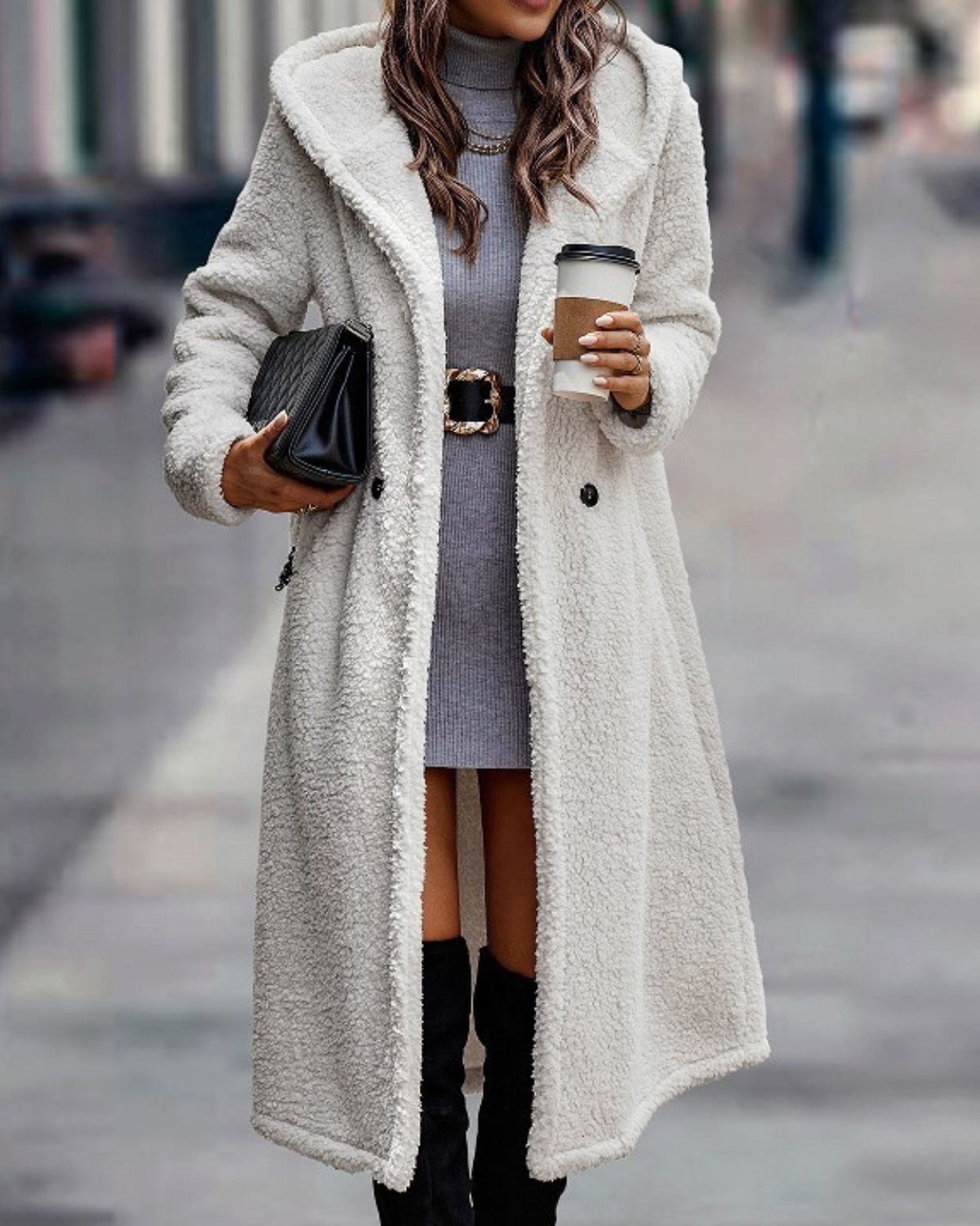 Lily™ | Veste à Capuche Doublée en Peluche