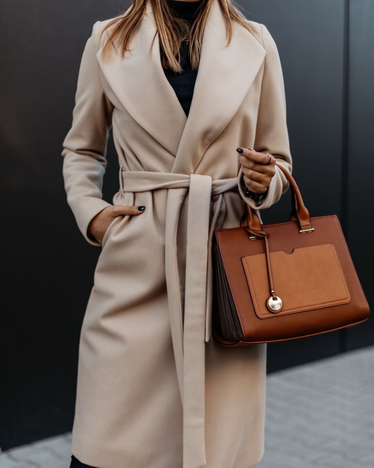 Rosa™ | Trench en Laine Élégant