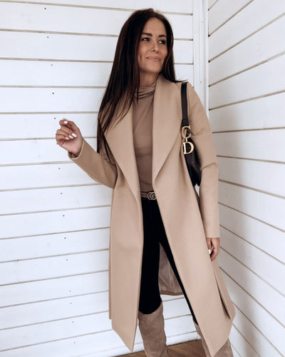 Rosa™ | Trench en Laine Élégant